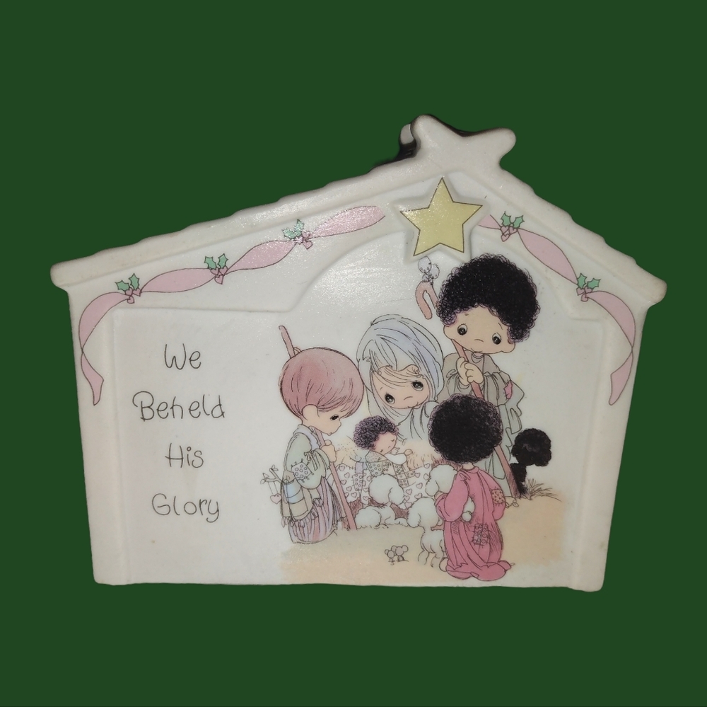 Precious Moments Music Box "We Beheld His Glory"
